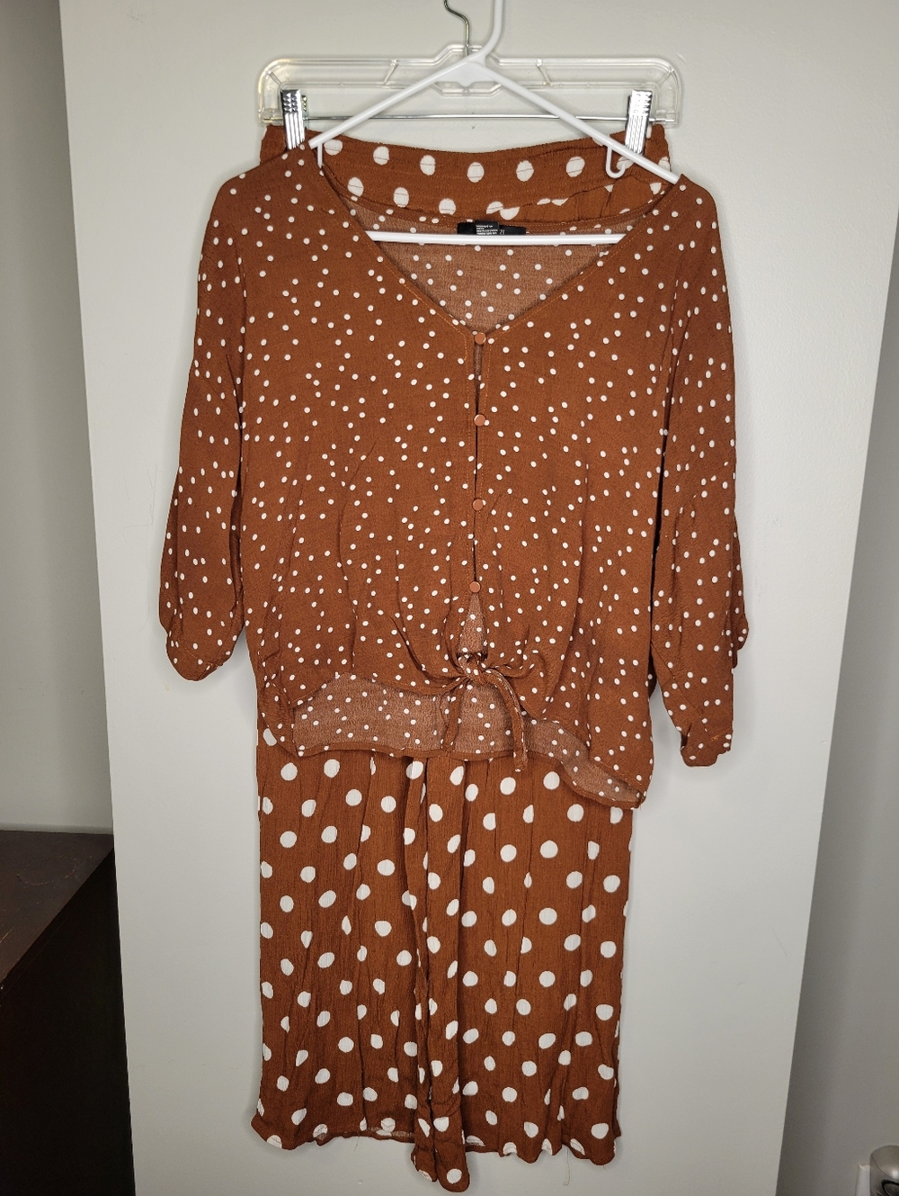 Forever 21 Polka Dot Matching Set – Size Medium